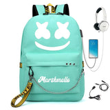 Woman Usb Charging School Bag School Bags For Girls Canvas Backpack