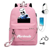 Woman Usb Charging School Bag School Bags For Girls Canvas Backpack