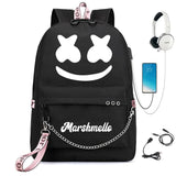 Woman Usb Charging School Bag School Bags For Girls Canvas Backpack