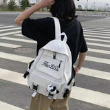 Unisex Harajuku Large-capacity Backpack with Bear Pendant