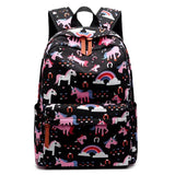 Kids Cartoon Cat Unicorn School Backpack for Girls