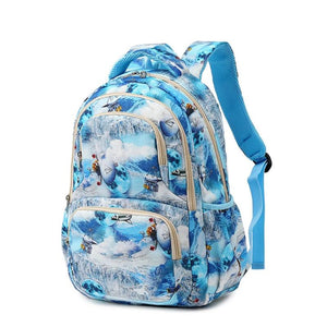 Kids School Backpack Boys Girls Bookbag Waterproof Nylon Lightweight