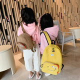 3D Cartoon Dinosaur Kid Backpack Anti-lost Printed School Bag