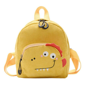 3D Cartoon Dinosaur Kid Backpack Anti-lost Printed School Bag