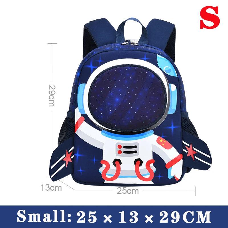 Astronaut Kids Backpack Kindergarten School Bag Boys Girls Baby Mochila
