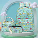 Primary School Students Backpack Lunch Pen Bag