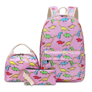 Primary School Students Backpack Lunch Pen Bag