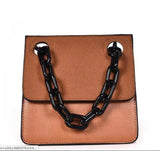 Acrylic Chains Lattice Shoulder Bag Women Handbags Crossbody Bags