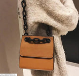 Acrylic Chains Lattice Shoulder Bag Women Handbags Crossbody Bags