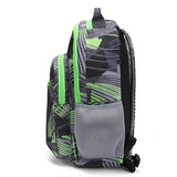Geometric Prints Boys School Bag Nylon Rucksack Travel Backpack