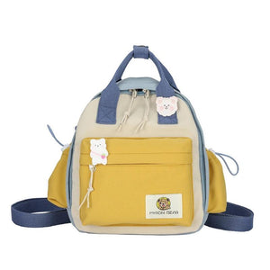 2022 Cute Mini Schoolbag for Young Female Students, Waterproof Nylon Travel