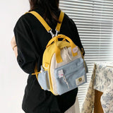 2022 Cute Mini Schoolbag for Young Female Students, Waterproof Nylon Travel