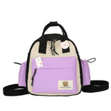 2022 Cute Mini Schoolbag for Young Female Students, Waterproof Nylon Travel