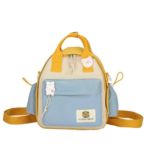 2022 Cute Mini Schoolbag for Young Female Students, Waterproof Nylon Travel