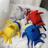 3D Shark Kindergarten Backpack for Kids