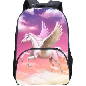 Horse Print School Bag for Boys and Girls