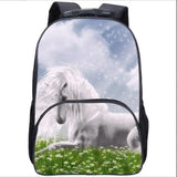 Horse Print School Bag for Boys and Girls