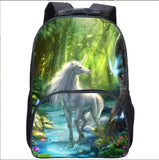 Horse Print School Bag for Boys and Girls