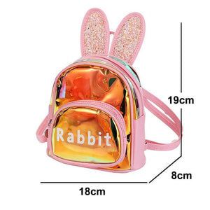 Rabbit Kids Mini Backpack Girls School Bags Kindergarten Baby Toddler