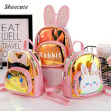 Rabbit Kids Mini Backpack Girls School Bags Kindergarten Baby Toddler