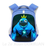 Rainbow Students Schoolbag Primary Middle School Boys Girls Backpack