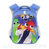 Rainbow Students Schoolbag Primary Middle School Boys Girls Backpack