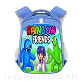 Rainbow Students Schoolbag Primary Middle School Boys Girls Backpack