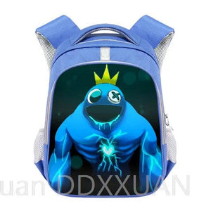 Rainbow Students Schoolbag Primary Middle School Boys Girls Backpack