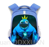 Rainbow Students Schoolbag Primary Middle School Boys Girls Backpack