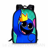 Kids Rainbow Backpack Printed Children School Bags Pattern Kids Bookbags
