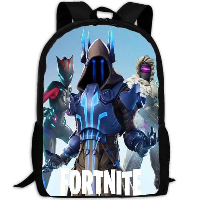 Hot Students Fortnites Backpack Children Cartoon School Bag Kids Rucksack Teens