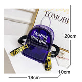 Waterproof Transparent Backpack Girls Bags Pvc Lightweight Kids Backpack Female