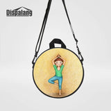 Yoga Girl Small Round Bag for Children
