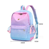 Korea Style Girl Backpack Pink Starry Sky High Capacity Bag
