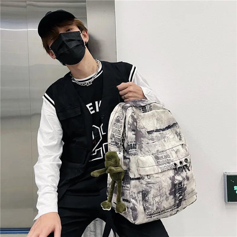 College Student Schoolbag Large-capacity Camouflage Backpack