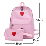 Girls Canvas Backpack Student Bags Travel Bags Lightweight School Bags