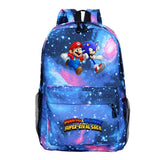 Cartoon Print School Bag Teen Boys Girls Backpack Daily Travel Bag