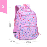 Flower Cartoon School Bags for Girls Orthopedics Backpack
