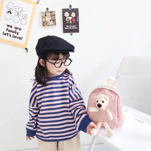 Nylon Kindergarten School Bags Children Backpacks Kids Leisure Backpack Plush Be