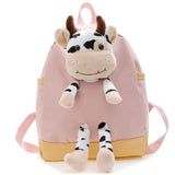 Cow School Backpack for Kids Boys Girls