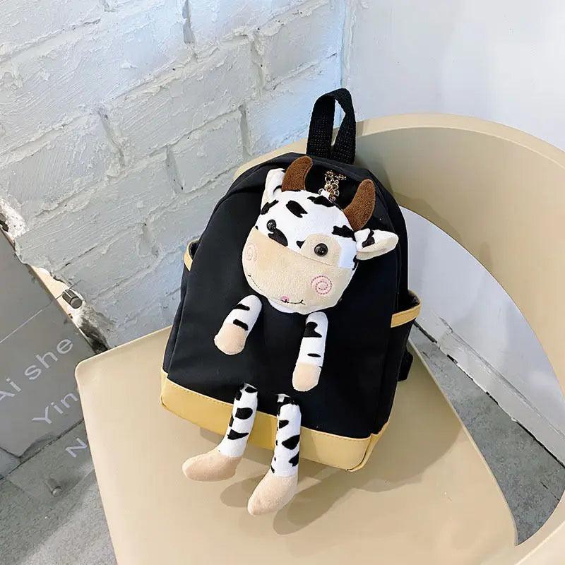 Cow School Backpack for Kids Boys Girls