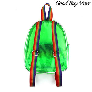 Transparent Fidget Backpack Kids Schoolbags Rainbow Bookbag 3D Bubble Backpack