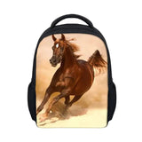 3D Animal Horse Printing School Backpack Toddler Kids Schoolbag