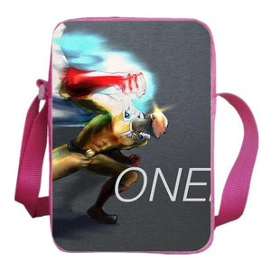 One Punch Man Messenger Bag Anime Cosplay Unisex Student Backpack
