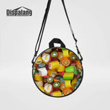 Kids Candy Prints Round Schoolbag For Kindergarten