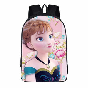 Snow Queen Kids Schoolbag Baby Girls Kindergarten backpacks
