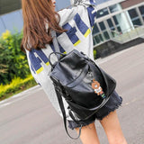 Anti Theft Backpack Women Schoolbag Girls Bag Multifunction Female
