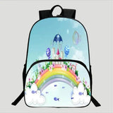 3D Printing Rainbow Butterfly Schoolbag for Kids 16 inch