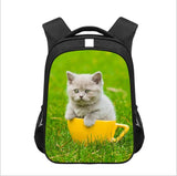 Cartoon Animal Backpack Kids Schoolbag Polyester School Bags Mochila