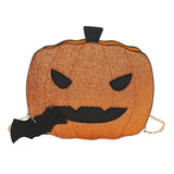 Pumpkin Shape Shoulder Bag Solid Messenger Small Purse Handbag Christmas